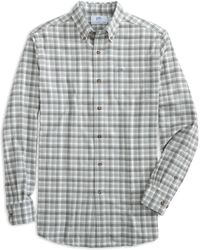 Southern Tide - Long Sleeve Ic Flannel Chipely Plaid Heather Sport Shirt - Lyst