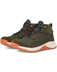 Keen - Hightrail Mid Waterproof Hiking Boots Forest Night/ Flame 9 D - Lyst