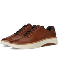 Cole Haan - Grandpro Featherarc Bike Toe Sneakers Lace-Up Boots British Tan/Ivory 9 D - Lyst
