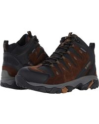 Safehike Mid Great Price! Mens Brown Hi-Tec Lace Up Safety Boots 