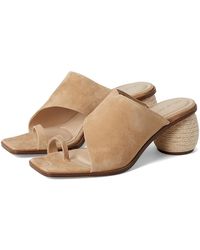 Pelle Moda - Lahni Slide Sandal Wedge Shoes, Leather - Lyst
