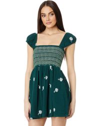 Free People - Tory Embroidered Mini - Lyst
