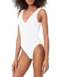 Seafolly - Sea Dive Deep V Neck One Piece - Lyst