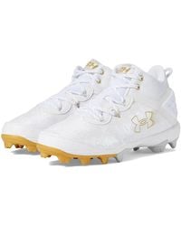 Under Armour - Harper 8 Mid Rm Baseball Cleats Shoes//Metallic 11.5 D - Lyst