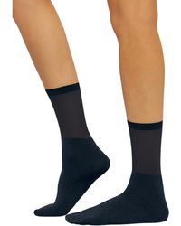 Wolford - Shiny Sheer Socks - Lyst
