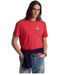 Polo Ralph Lauren - Classic Fit Logo Jersey T-Shirt Clothing, Cotton - Lyst