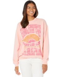 pink billabong sweatshirt