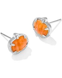 Kendra Scott - Pumpkin Stud Earrings Earring - Lyst