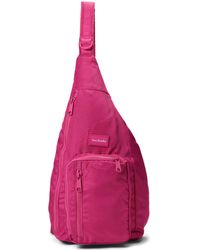 Vera Bradley Recycled Lighten Up Reactive Sling Backpack - Red