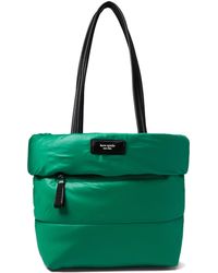 Kate Spade - Puffed Puffy Fabric Small Tote - Lyst