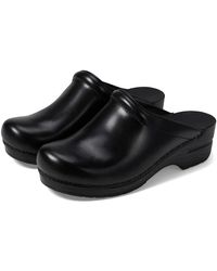 Dansko - Sonja Clog Clog Shoes, Leather/Nubuck - Lyst