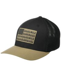 Columbia - Meshtm Tree Flag Ball Cap Caps Shark/British Tan Lg/Xl (6 3/4-7 1/2) Polyester/Mesh/Elastane - Lyst