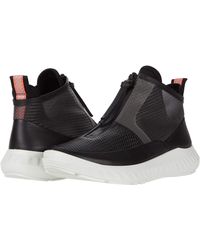 ecco mid top sneaker