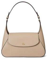 Ralph Lauren - Crosshatch Medium Schylar Shoulder Bag Handbags, Leather - Lyst