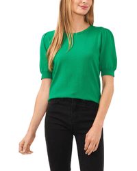 Cece - Short Sleeve Pearl Back Sweater - Lyst