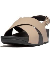 Fitflop - Lulu Cross-back Strap Sandals - Leather - Lyst