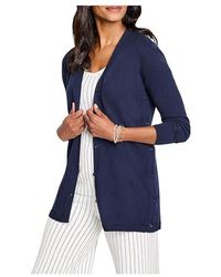 NIC+ZOE - Destination Button Cardigan Sweater Sm (Us 4-6) Cotton/Polyester/Viscose - Lyst
