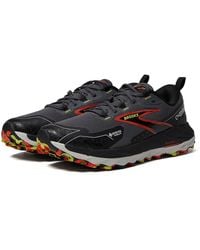 Brooks - Cascadia 18 Gtx (Blackened Pearl//Tomato) Running Shoes - Lyst