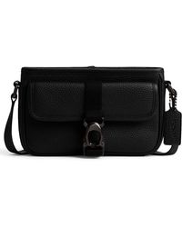 COACH - Beck Slim File Bag Crossbody In Pebble Leather - Lyst