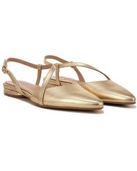 Naturalizer - Hawaii Pointed Toe Slingback Flats (Dark Leather) Sandals - Lyst