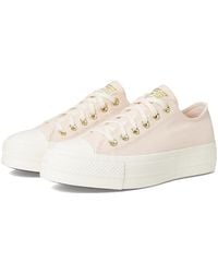 Converse - Chuck Taylor All Star Low-Top Lift Platform Sneaker Cold Weather Boots Trail Mixed/Natural Ivory/ Canvas - Lyst