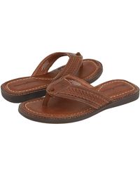tommy bahama leather flip flops