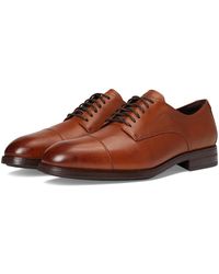 Cole Haan - Harmon Grand Cap Toe Oxfords Slip On Shoes British Tan/Dark Waterproof 7.5 D - Lyst
