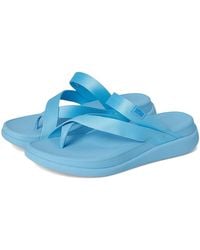 Fitflop - F-Mode Go Webbing Flatform Sling Toe-Post Sandals Wedge Shoes 5 M (B) Synthetic - Lyst
