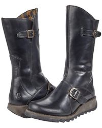 fly knee length boots