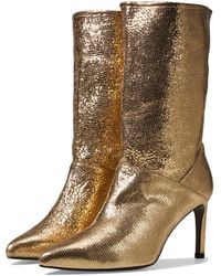 AllSaints - Orlana Shimmer Boots - Lyst