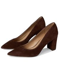 Ralph Lauren - Lanette Suede Block-Heel Pumps High Heels 5 B - Lyst