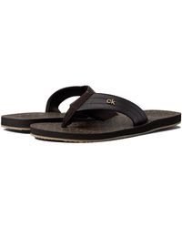 Calvin Klein Leather sandals for Men | Online Sale up to 67% off | Lyst