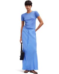 Madewell - Tie-waist Maxi Slip Skirt In Cupro Blend - Lyst