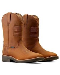 Ariat - Ridgeback Country Waterproof Western Boots (Status) Shoes - Lyst