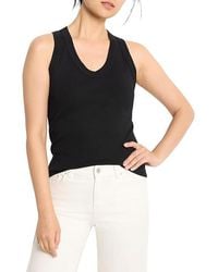 NIC+ZOE - Sleeveless V-Neck Tank Top Clothing 1 Xs (Us 0-2) Cotton/Modal - Lyst