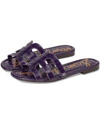 Sam Edelman - Bay Slide Sandals Sandals, Leather - Lyst