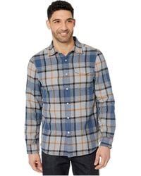 Reef Men/'s View L//S Long Sleeve Flannel Shirt Gold ~ STORE CLOSING SALE!