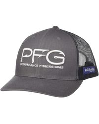 Columbia - Pfg Mesh Snapback Hooks Ball Cap Caps (6 1/2-7 1/2) Polyester/Cotton - Lyst