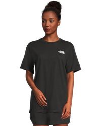 The North Face - Short Sleeve Core Box Nse T-Shirts Short Sleeve Pullover Tnf/Tnf, Cotton - Lyst