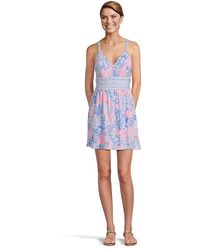 Lilly Pulitzer - Nemy Skirted Rompers Jumpsuit & Rompers One Piece, Rayon/Spandex - Lyst