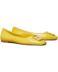 yellow flats size 8