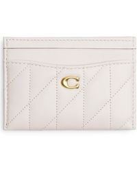 COACH - Quilted Pillow Leather Essential Card Case - Lyst