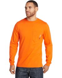 Timberland - Fr Cotton Core Long-sleeve Pocket T-shirt - Lyst