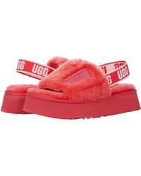 white ugg sandals