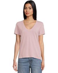 Madewell - Northside V-Neck T-Shirts Clothing Xs 00-0) Cotton - Lyst