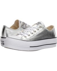 converse ctas lift ox silber converse ctas lift ox silber
