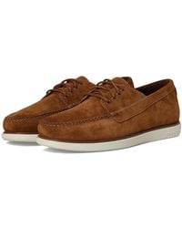 Cole Haan - Grand 4-Eye Loafers Slip On Shoes Spiced Suede/ Birch 13 D - Lyst