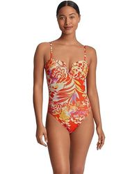 Ralph Lauren - Island Breeze U Wire One Piece Swimsuits One Piece Ed, Polyester - Lyst