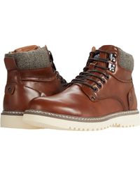 Steve Madden Delwar Lace-up Boot - Brown
