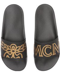 mcm slides black